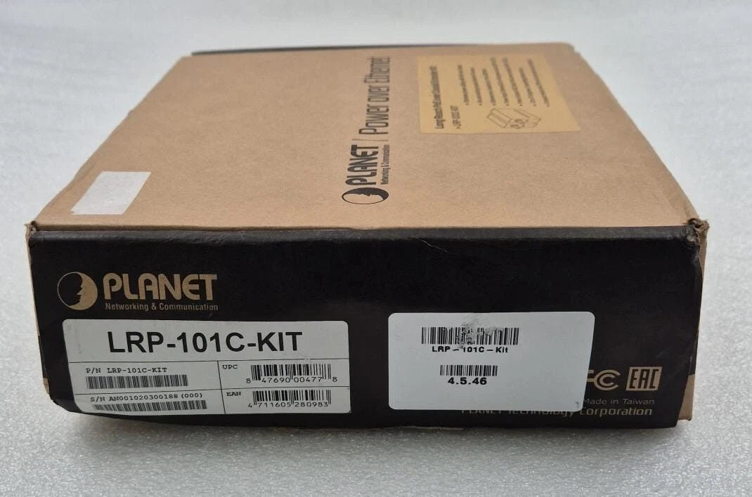 PLANET LRP-101C-KIT PoE over coax long-reach extender set