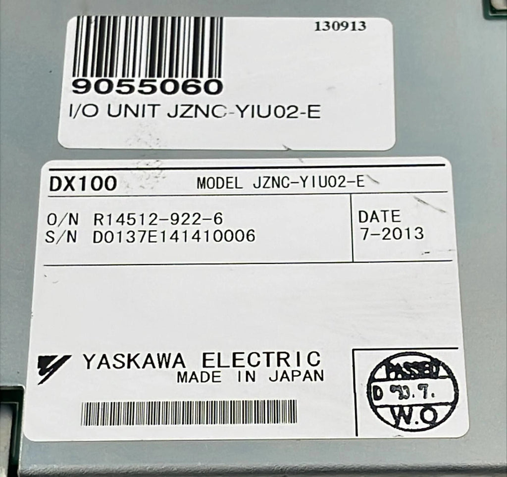 Yaskawa DX100 I/O Module Unit JZNC-YIU02-E PLC Controller