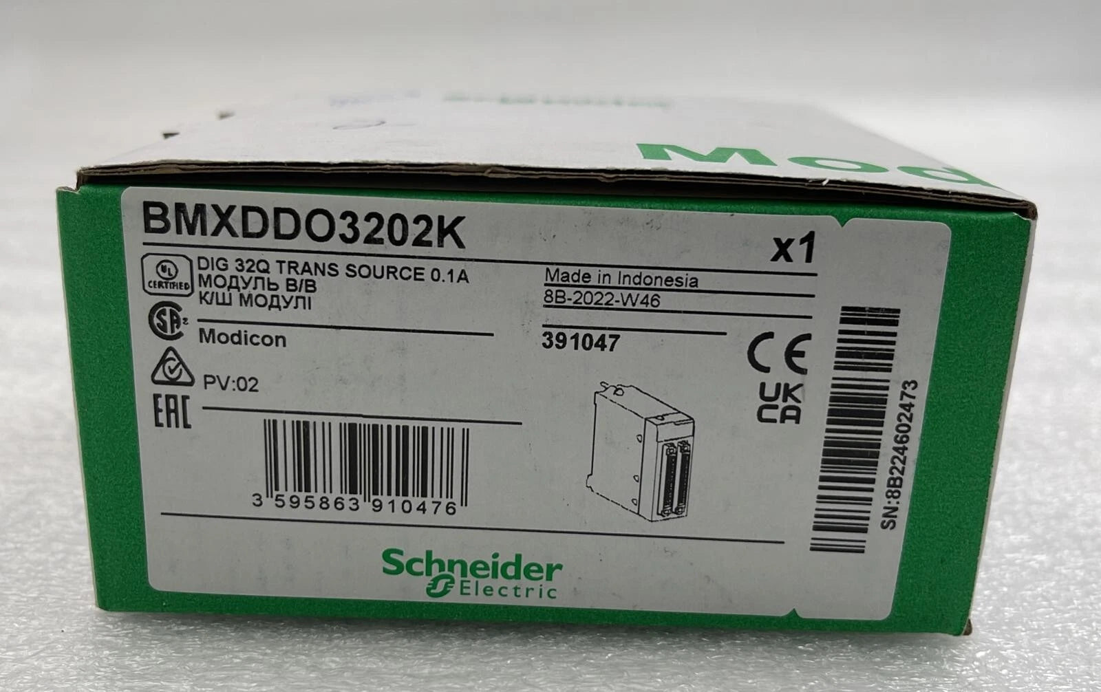 NEW - Schneider BMXDDO3202K Modicon DIG 32Q Trans Source 0.1A 391047