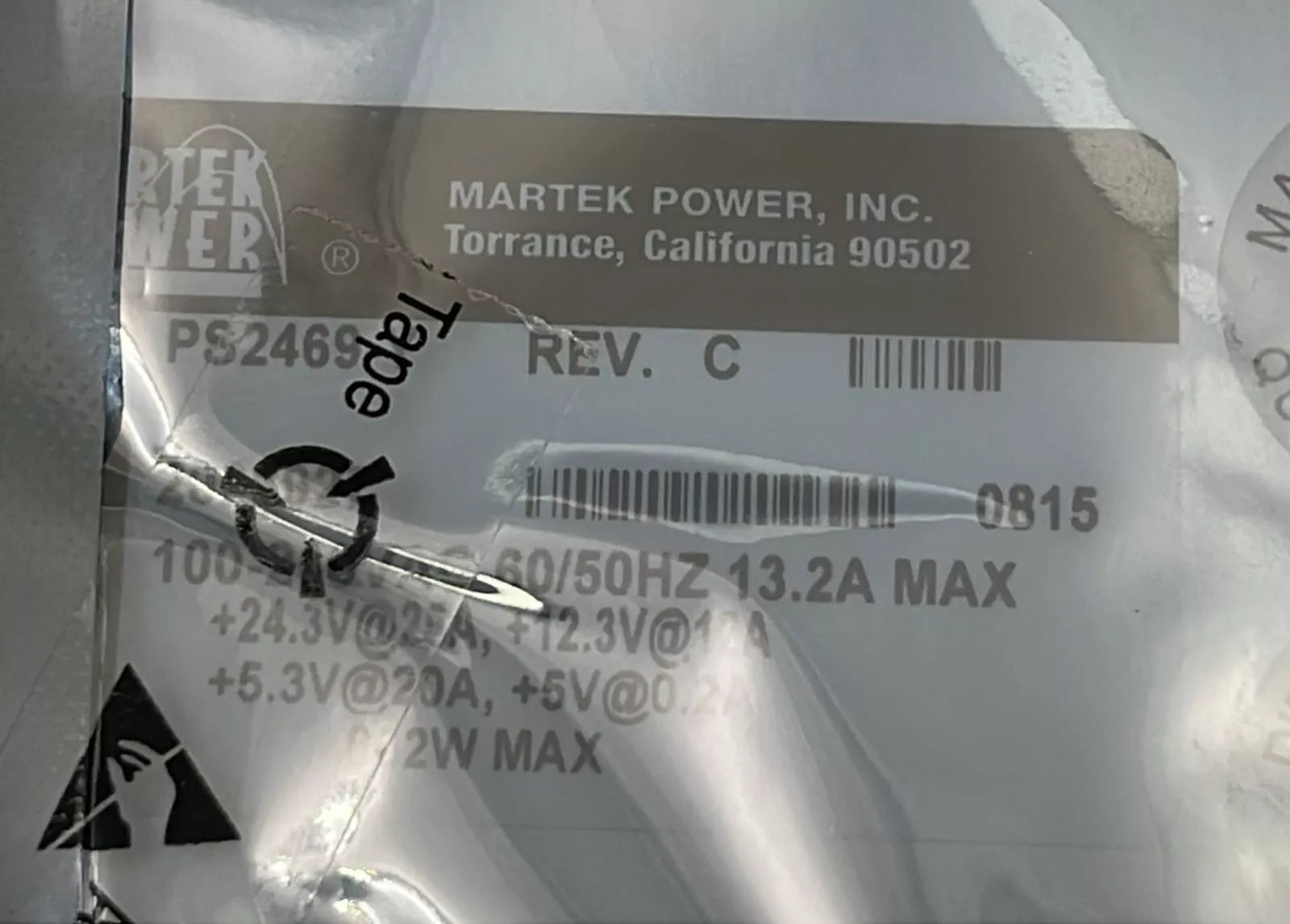 Martek Power PS2469-Y Power Supply