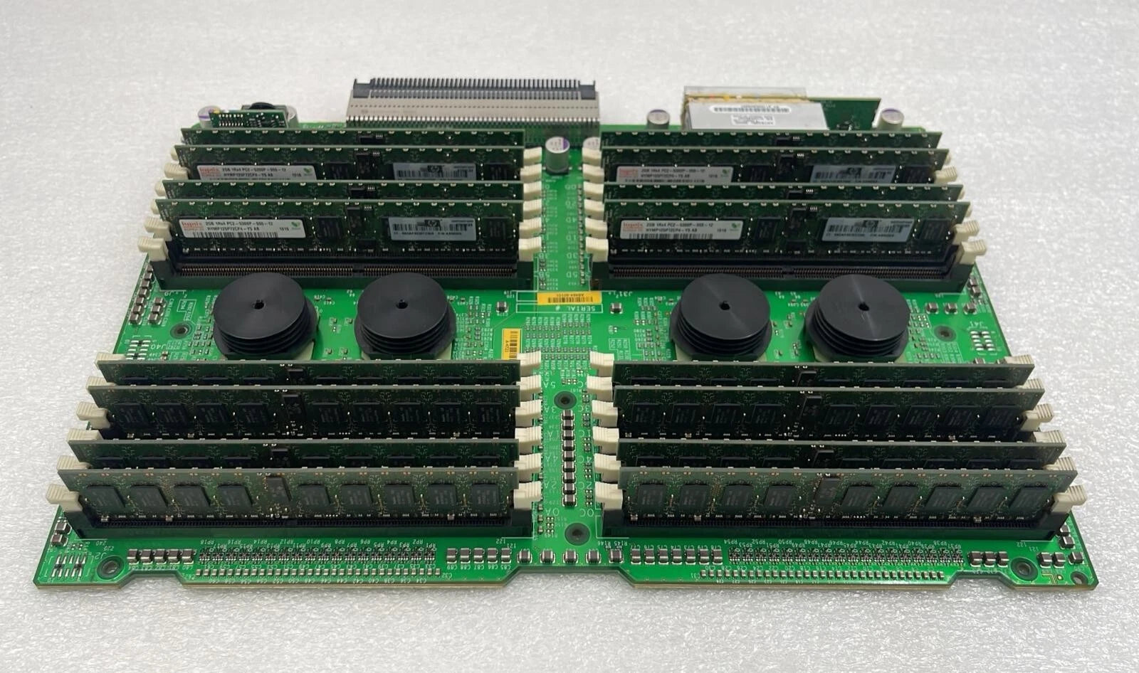 HP AB464-60101 Memory Carrier Board 24-Slot W/ 16 Hynix 2GB 1Rx4 PC2-5300p