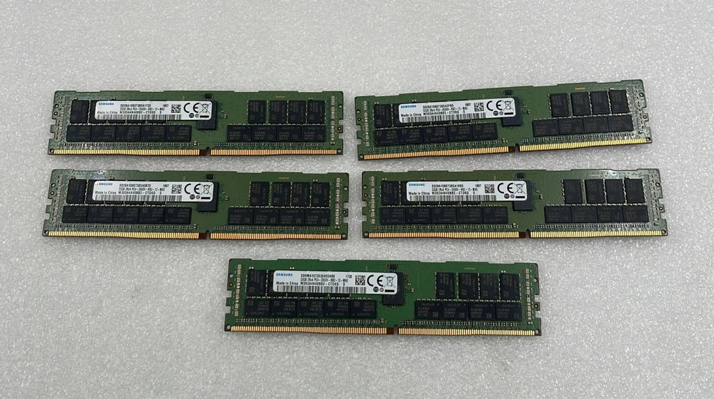 [LOT 5] Samsung 32GB 2Rx4 PC4-2666V REG ECC RDIMM M393A4K40BB2-CTD6Q Server RAM