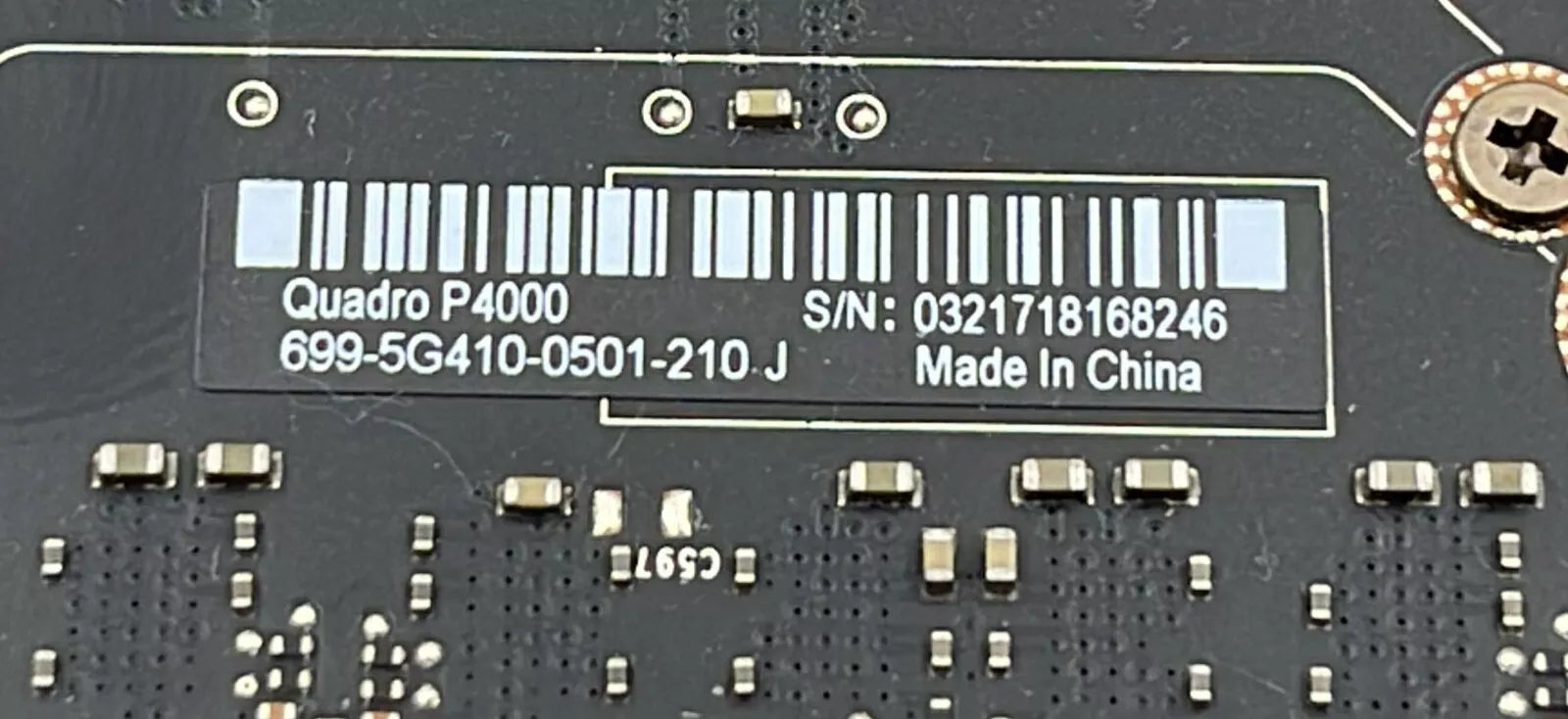 Nvidia Quadro P4000 8GB DDR5 PCIe Graphics Video Card 699-5G410-0501-210