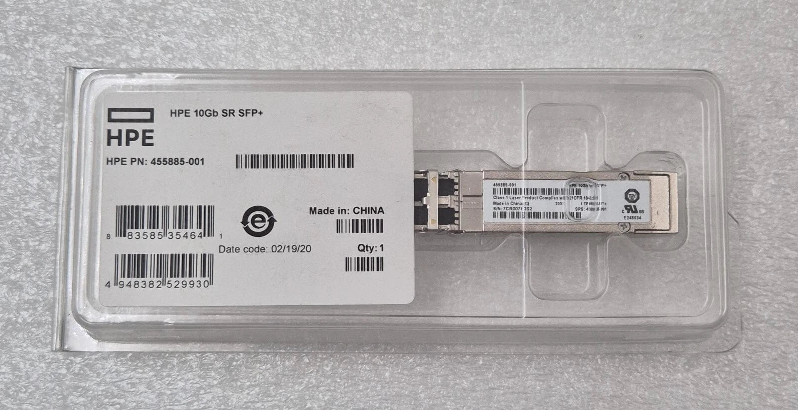 [LOT 27 PCS] NEW - HPE 10Gb SR SFP+ Transceiver Module 455885-001 / 456096-001