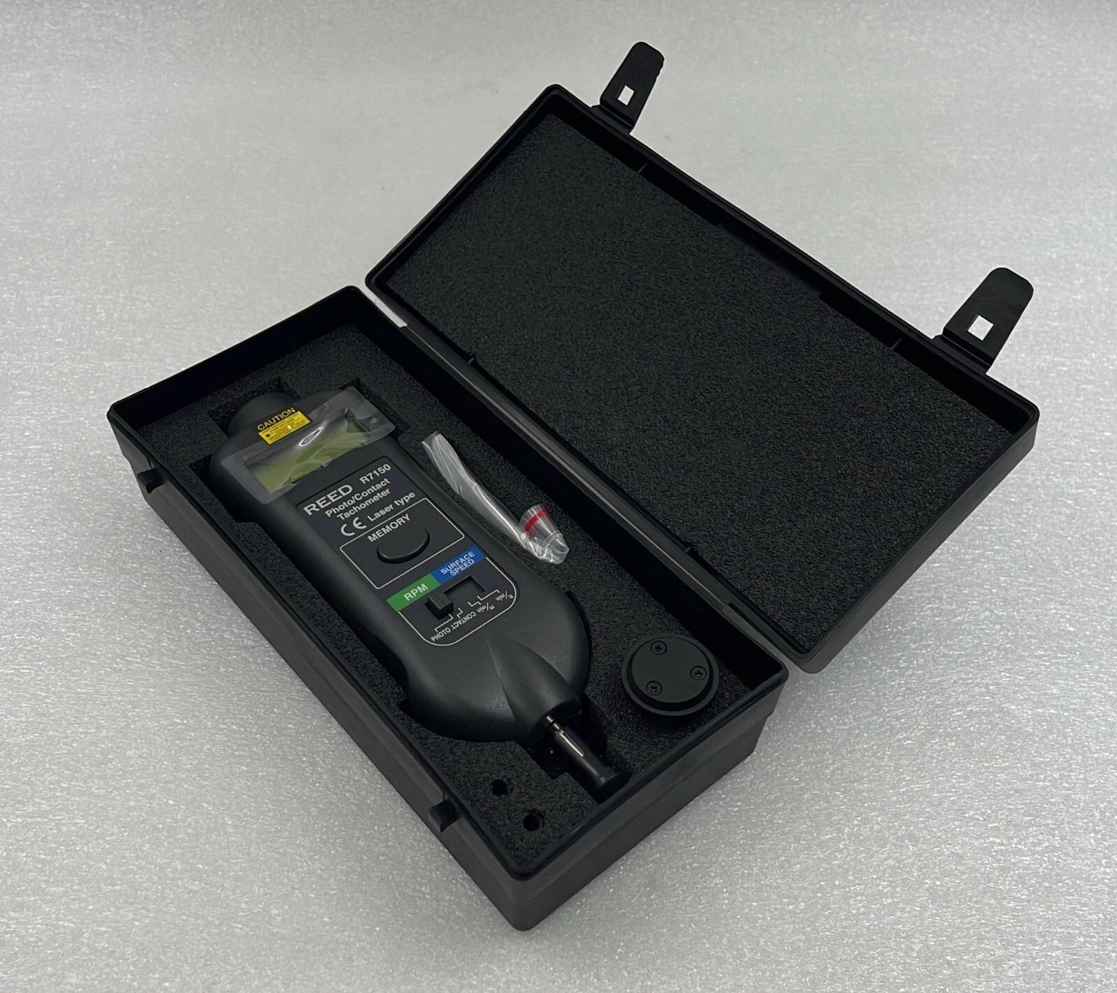 REED Instruments R7150 Professional Combination Contact / Laser Photo Tachometer