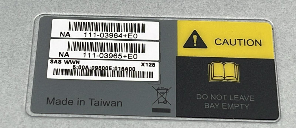 NetApp 111-03964+E0 SAS WWN Storage Controller 111-03965+E0