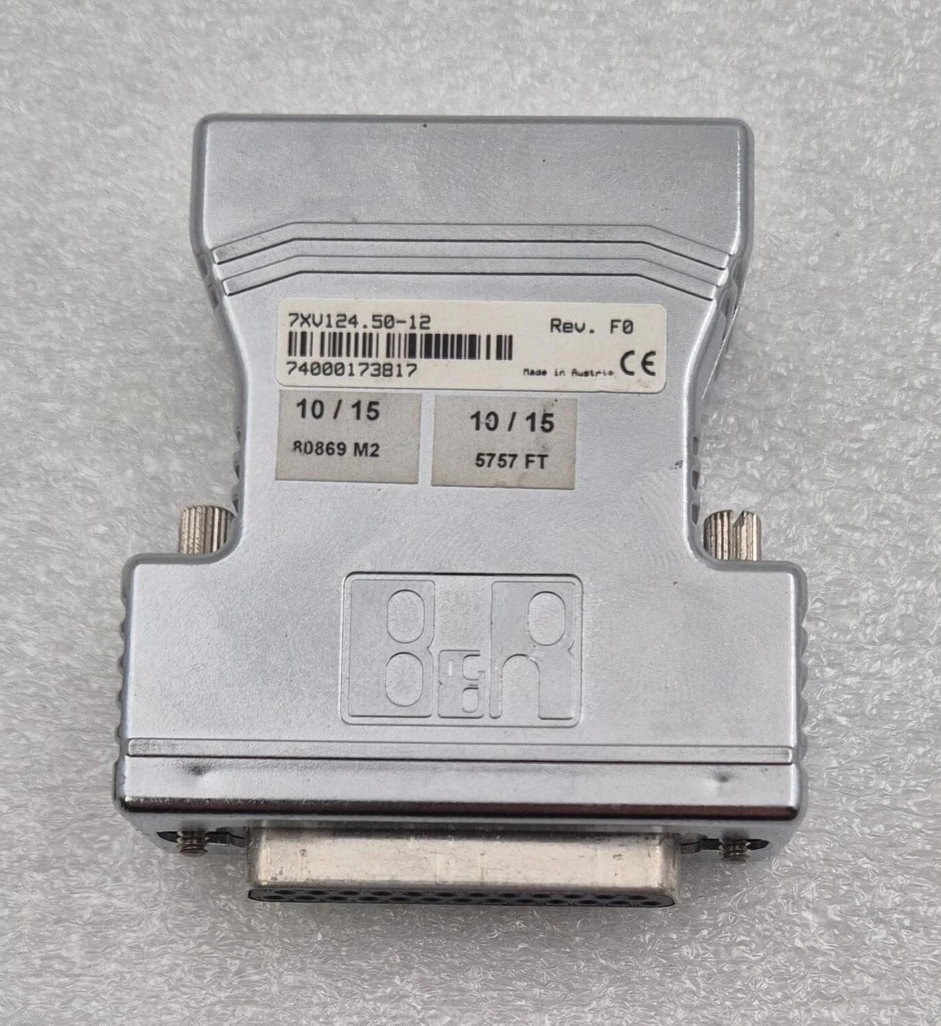 B&R Automation 7XV124.50-12 Rev. F0 Plug 25-pol DSUB Multipol Connector