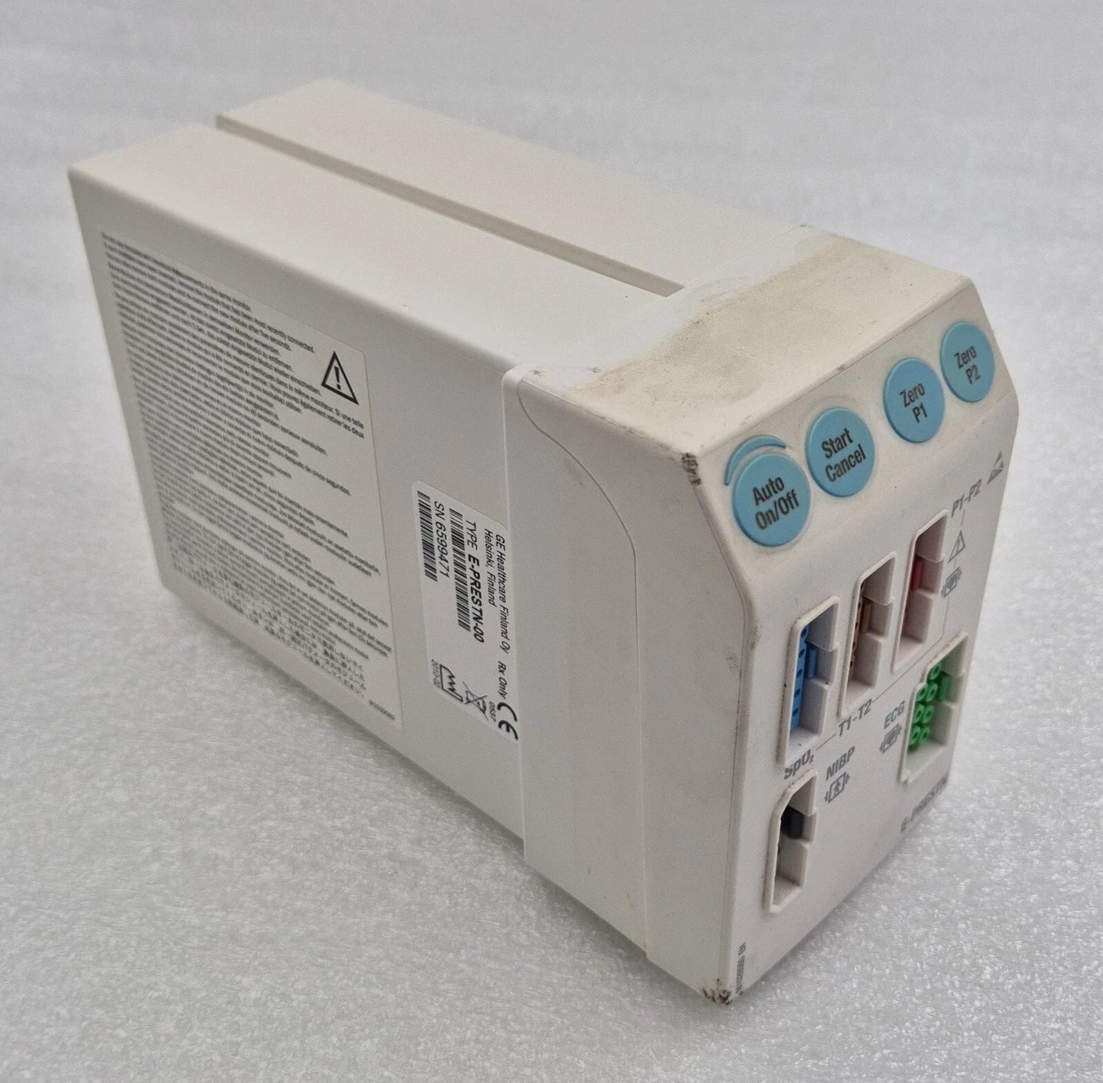 GE Datex Ohmeda E-PRESTN ECG SpO2 NiBP temperature module