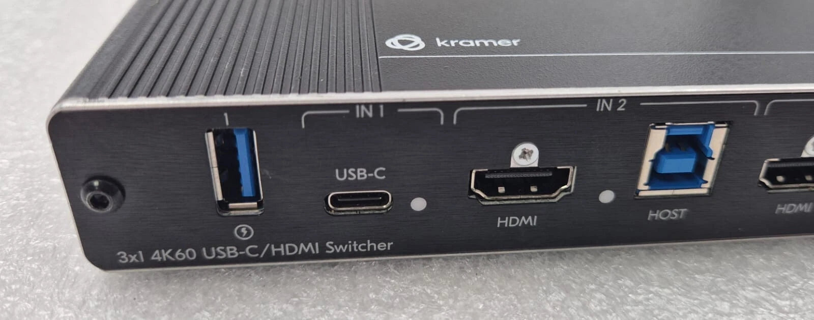 KRAMER SWT3-31-HU 3x1 4K60 USB-C / HDMI Switcher