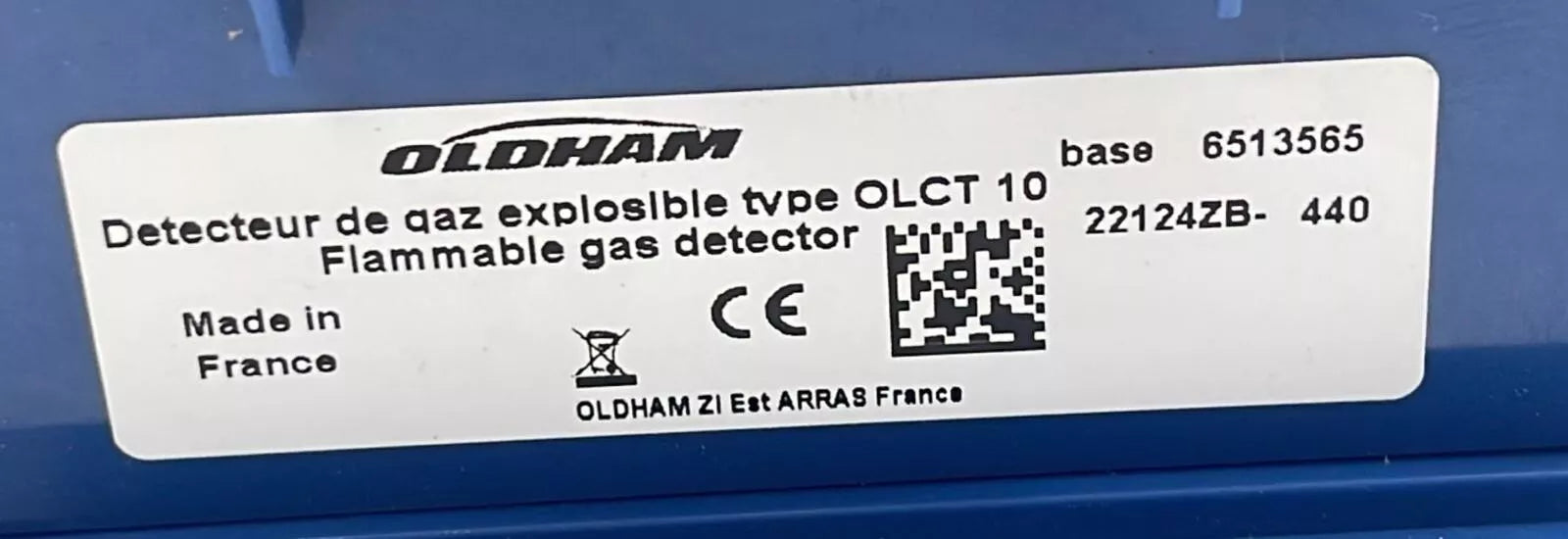 OLDHAM OLCT 10 Flammable Gas Fixed Detector Base 6513565