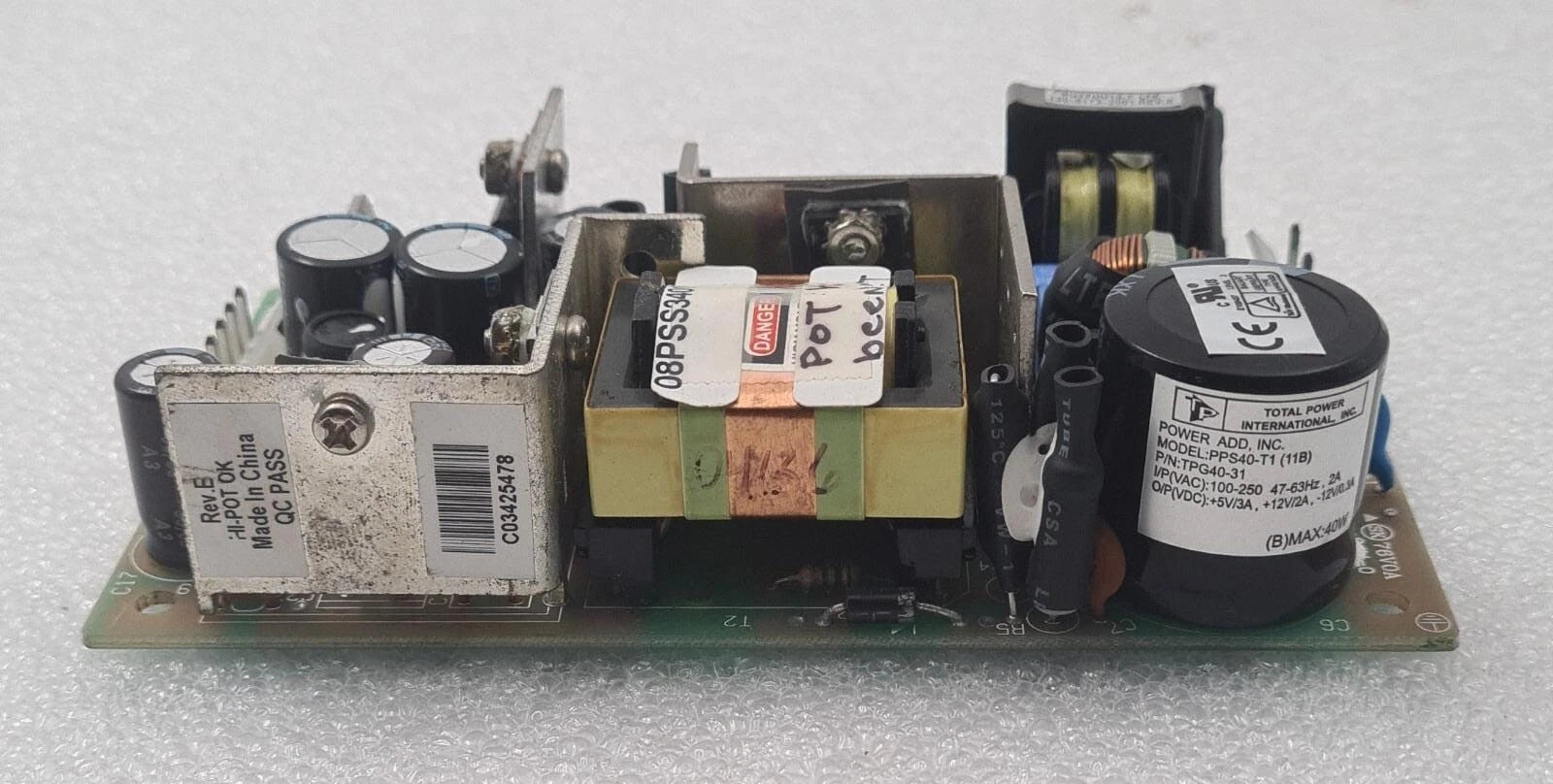 TP TOTAL POWER PRINTED CIRCUIT BOARD PPS40-T1 (11B) PPS40/65-A 08PSS3401T