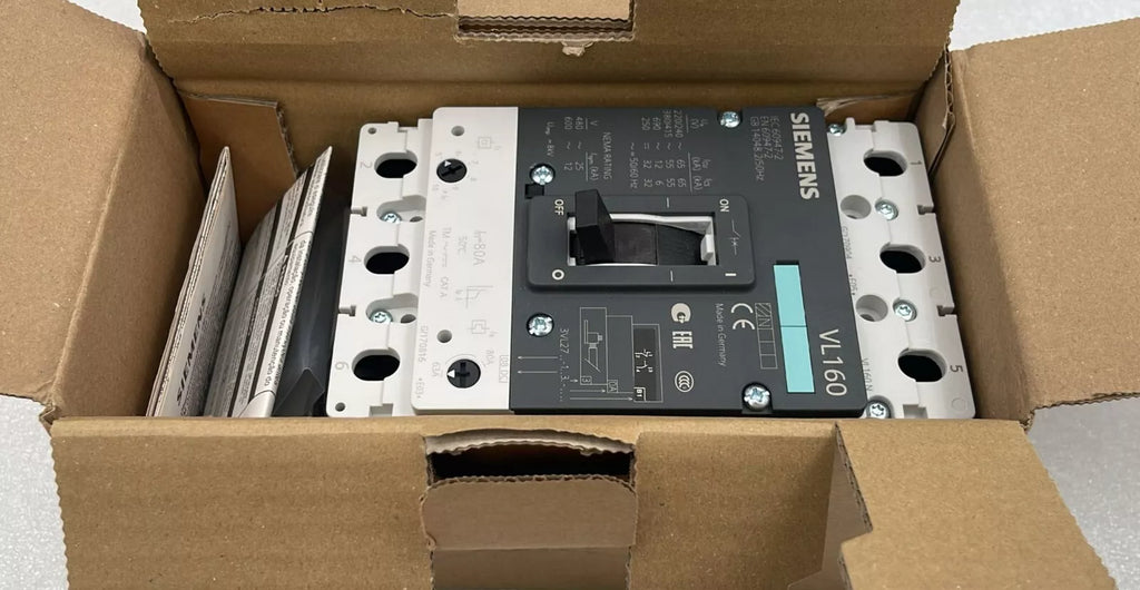 Siemens VL160 Circuit Breaker 3VL2716-1AA33-0AA0 Current Trigger 3VL9208-7DC30