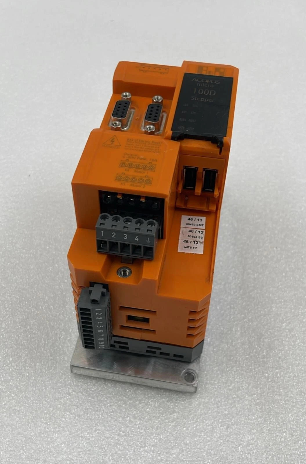 B&R Automation ACOPOS Micro 100D STEPPER Servo Drive 80SD100XD.C044-01 REV I0