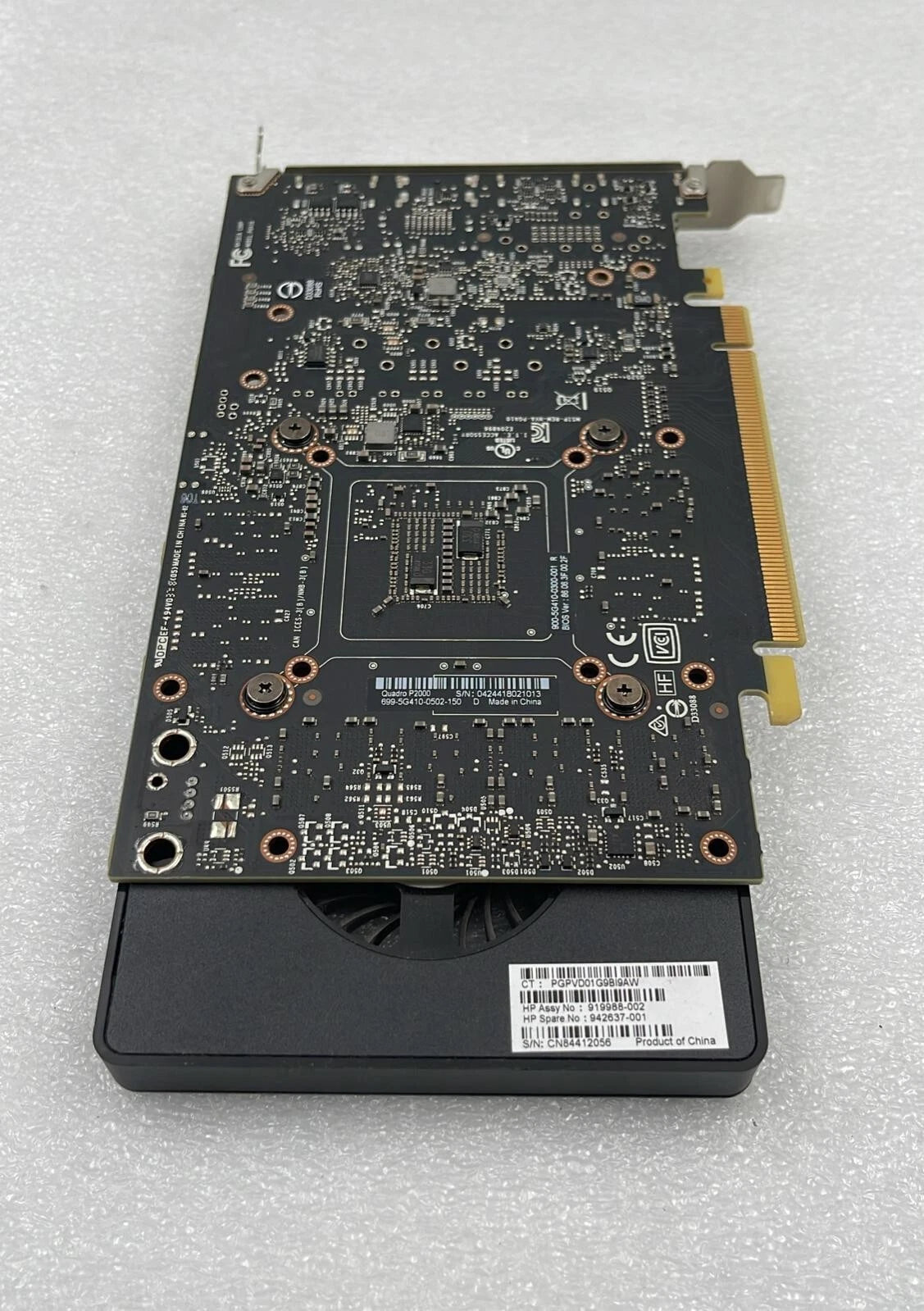 NVIDIA Quadro P2000 5GB DDR5 PCIe graphics card 699-5G-410-0502-150