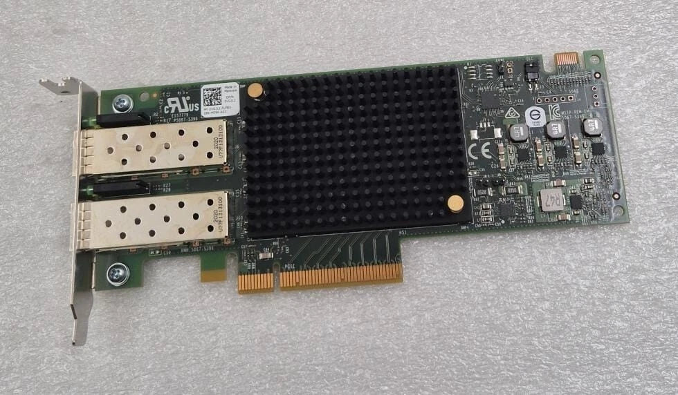 Dell 0VGJ12 Emulex Dual-Port 16GB Fiber Channel PCIe Card PCB
