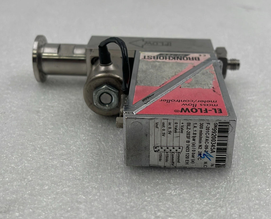 BronkHorst EL-FLOW F-201C-FAC-09-Z Mass Flow Meter Controller 1.4-1.8bar