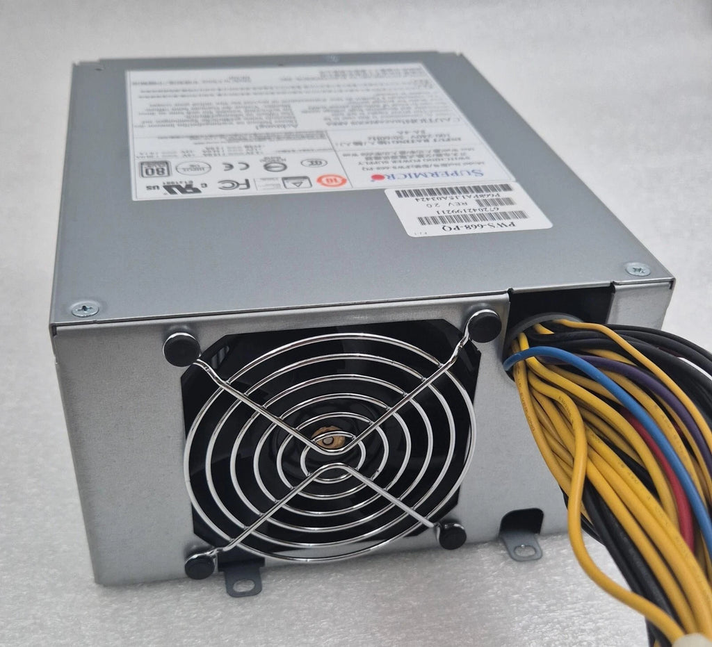 SUPERMICRO PWS-668-PQ 668W SWITCHING POWER SUPPLY 80 Plus Platinum 668 Watt