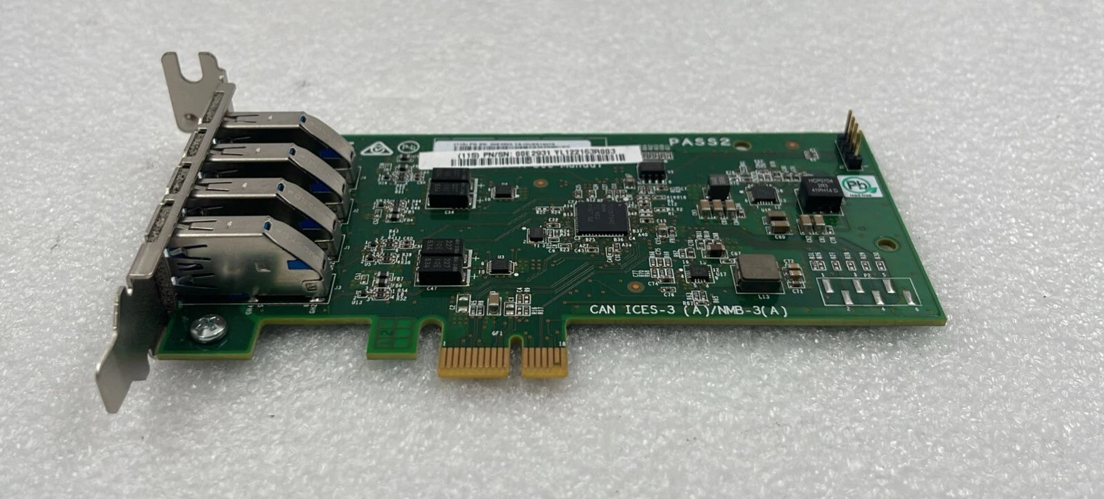 IBM 00E2931 00E3903 PCIE2 LP 4-Port USB 3.0 Adapter Card 1
