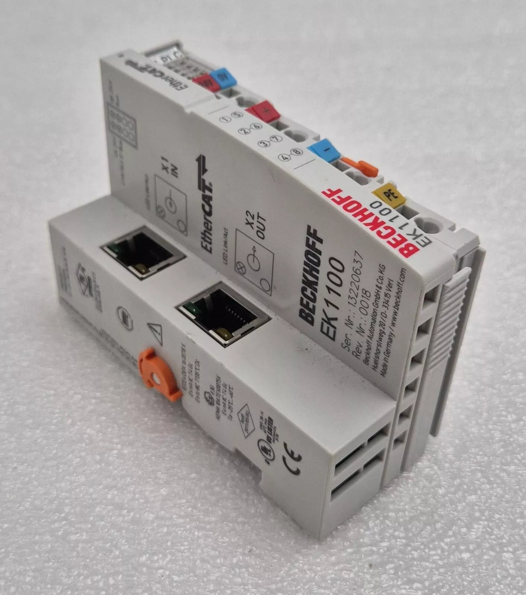[LOT 2 PCS] Beckhoff EK1100 EtherCAT Coupler Interface Terminal Module