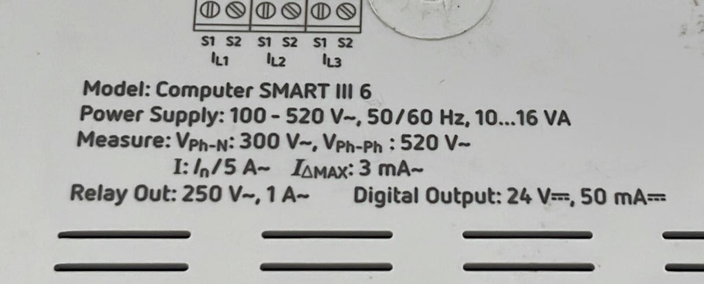 Circutor Computer SMART III 6 Power factor regulator