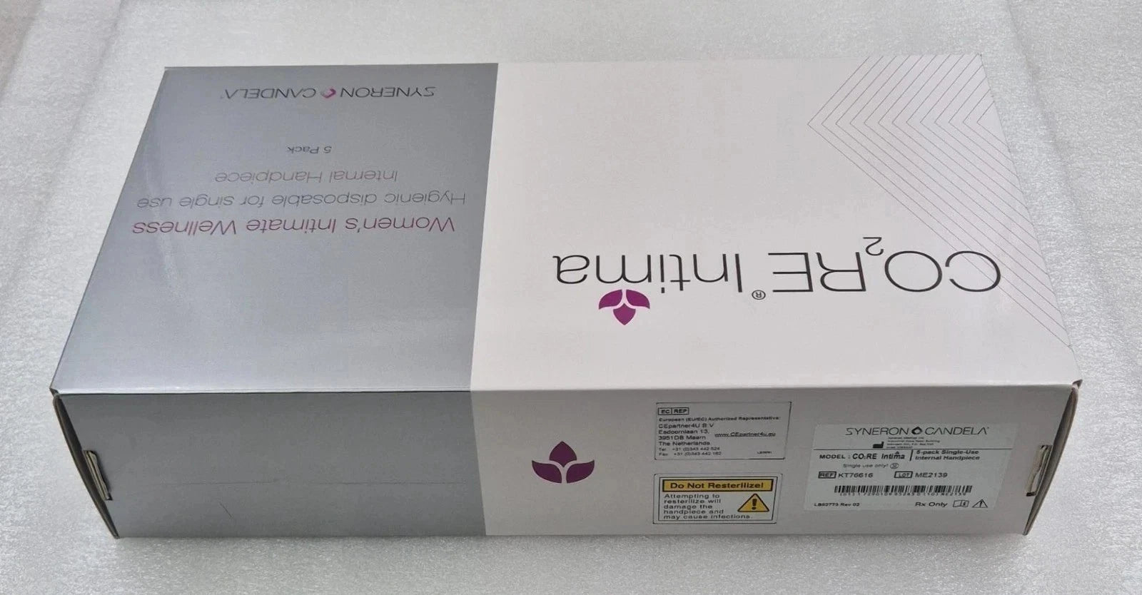 5 PACK- SYNERON CANDELA CO2RE Intima Internal Handpiece KT76616 Sterile Disposable AS89734