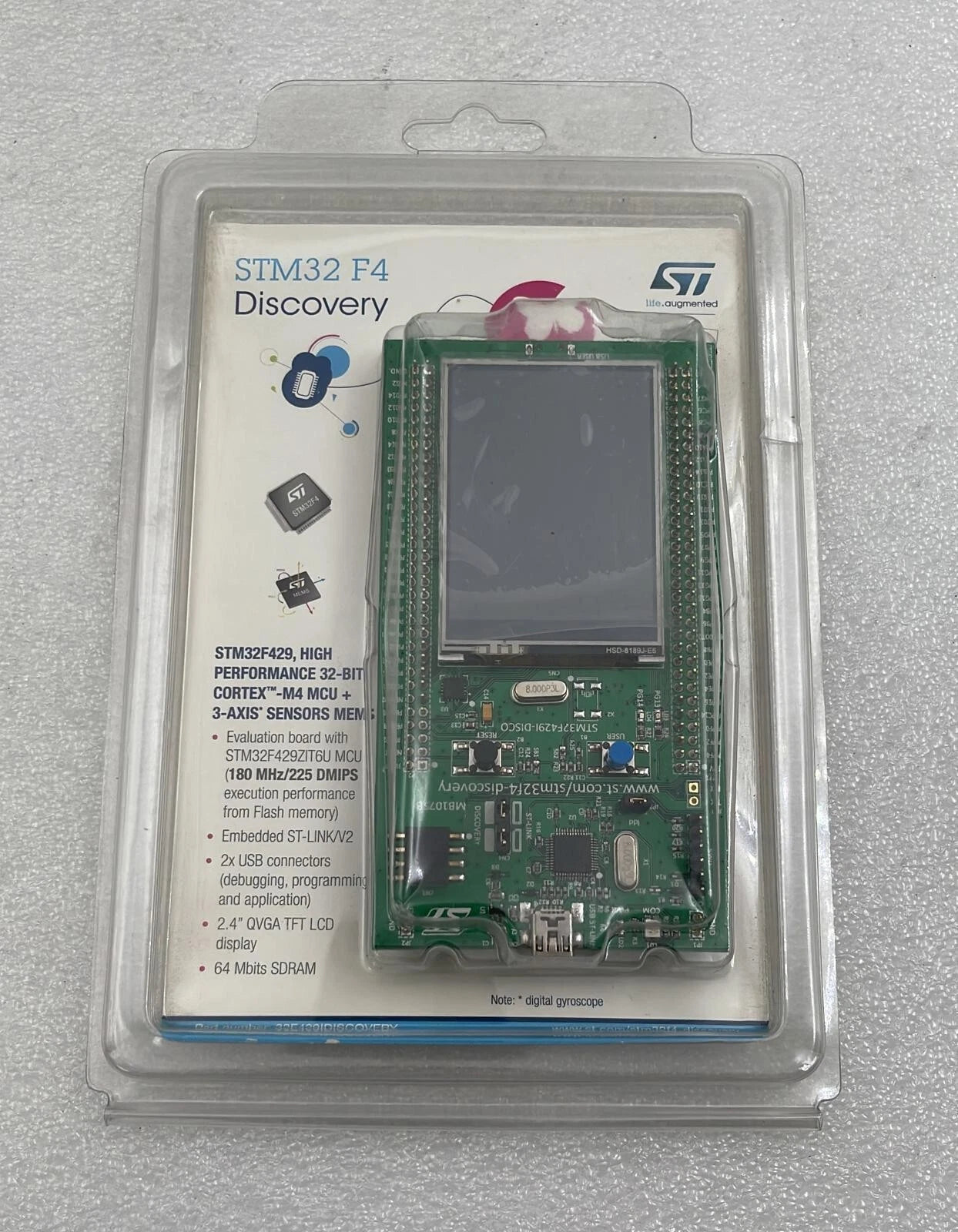 ST STM32 F4 Discovery STM32F429I-DISCO High Performance 32-Bit