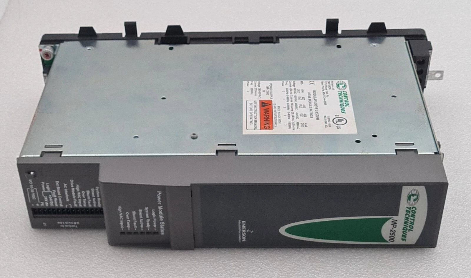 CONTROL TECHNIQUES MODULAR DRIVE SYSTEM MP-2500-00-000 Power Supply 3-Phase