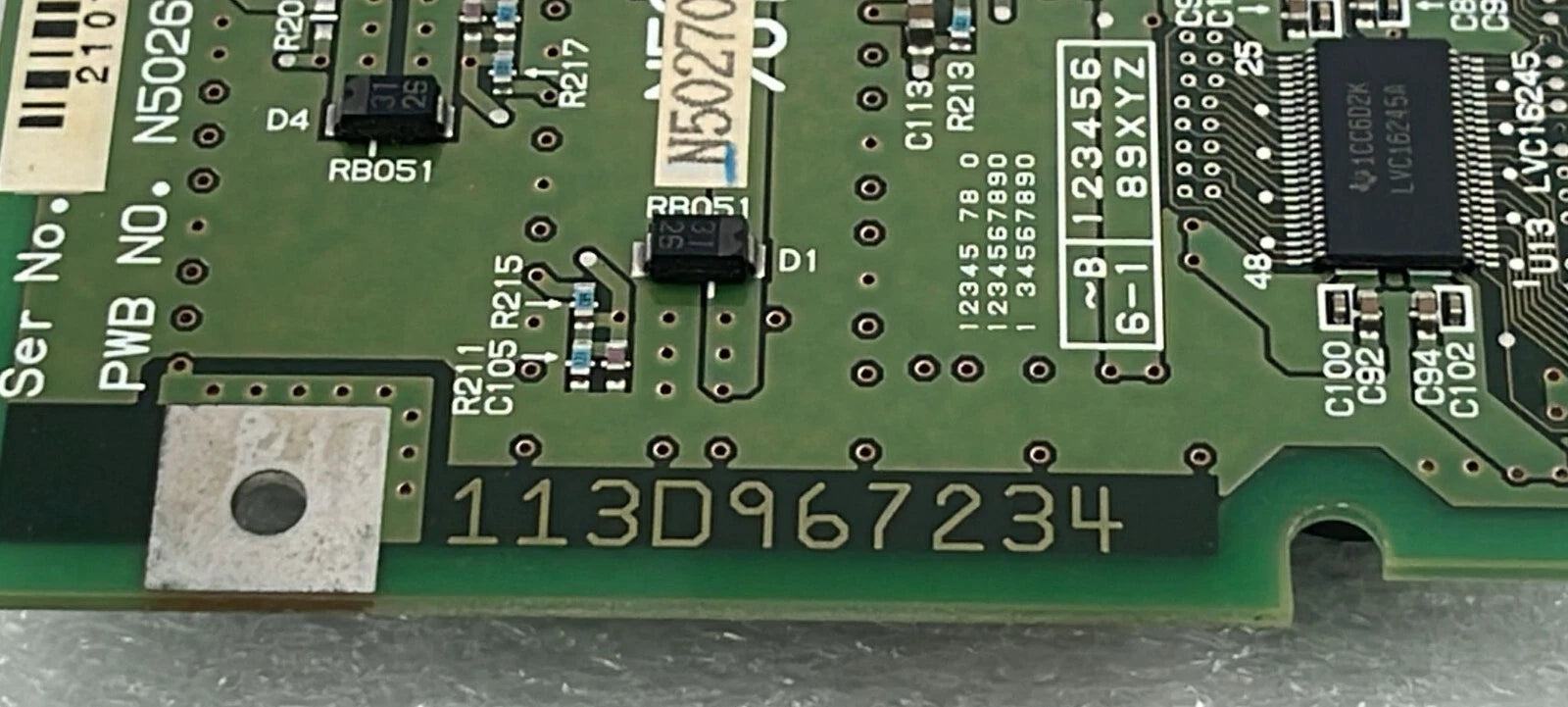 FujiFilm GPA22 Control Board 113C967233D PCB 113D967234