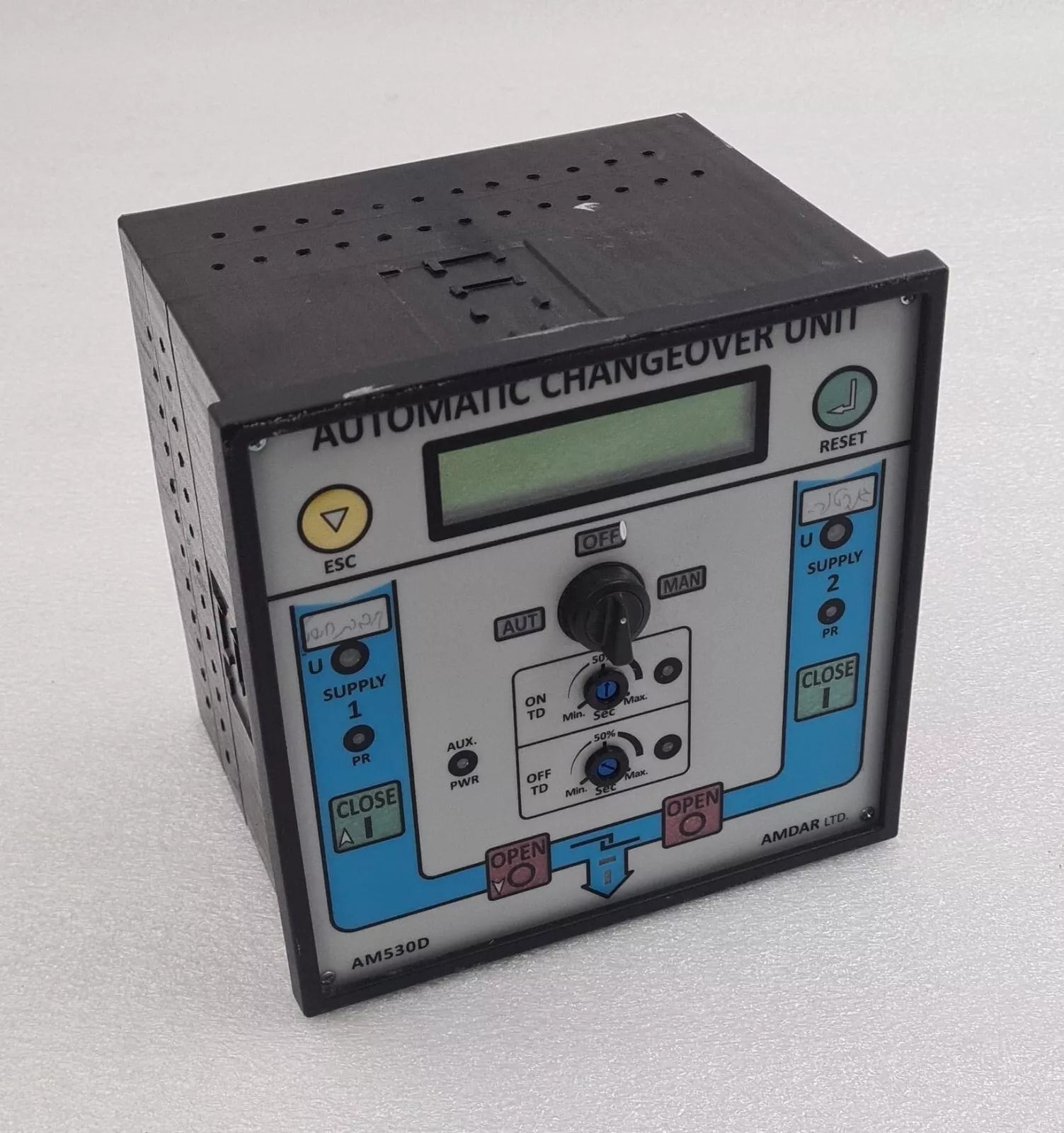 AMDAR AM530D AUTOMATIC CHANGEOVER UNIT Interface Panel VER-1.10-1 1.02