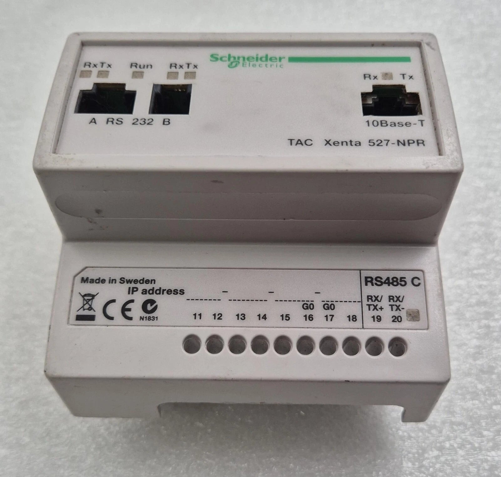 Schneider Electric TAC Xenta 527-NPR building automation web server module