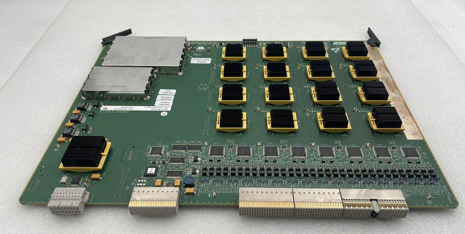 GE DRX5 ultrasound board connector edge detail