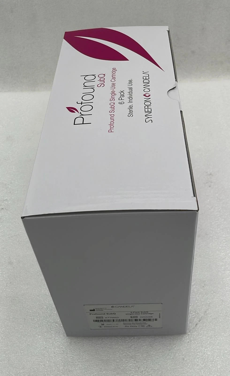 6 PACK- Syneron Candela Profound SubQ Single-Use Cartridge KT76663 Tip AS87913