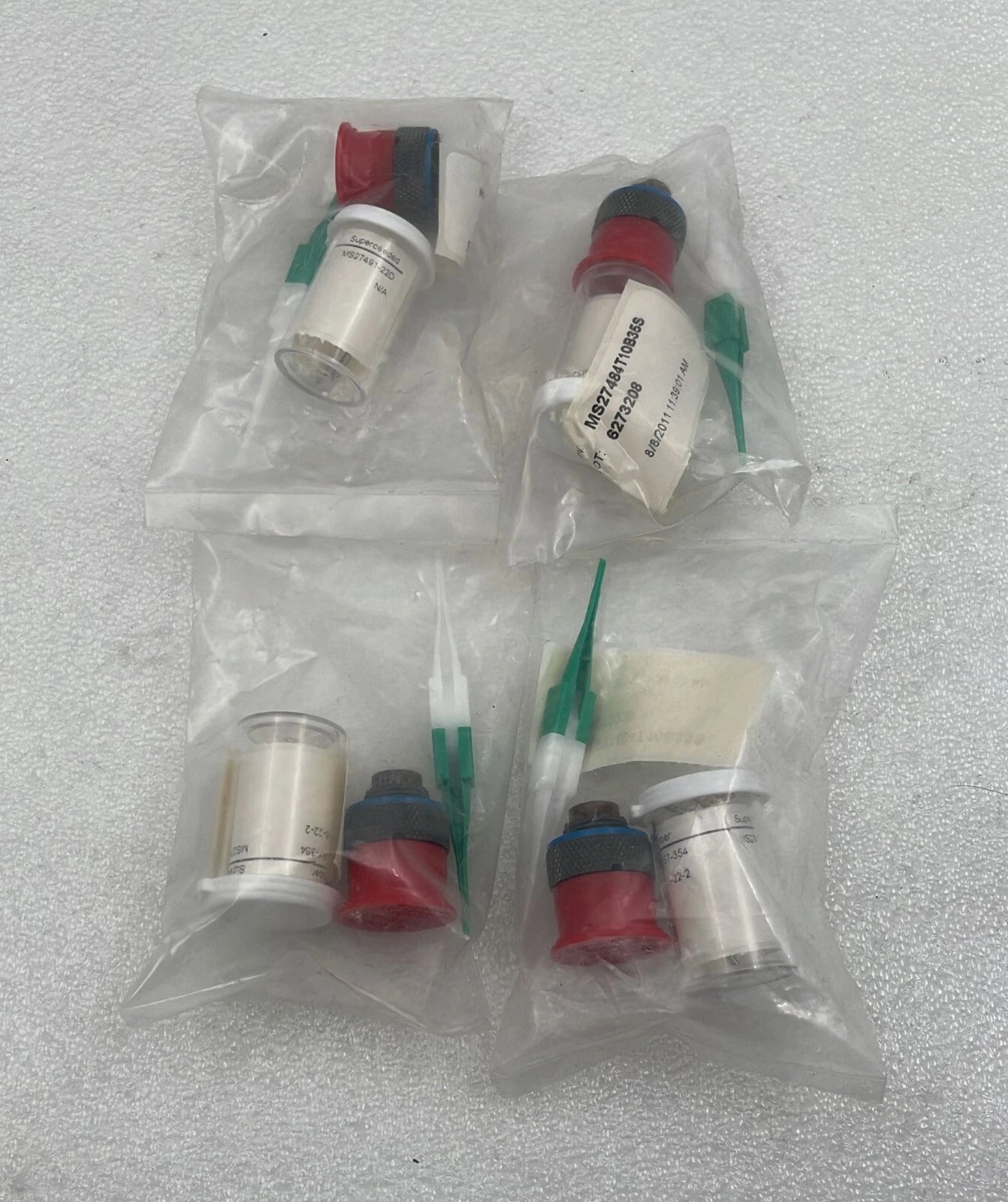 [LOT 4 PCS] Amphenol MS27484T10B35S Circular MIL Spec Connector