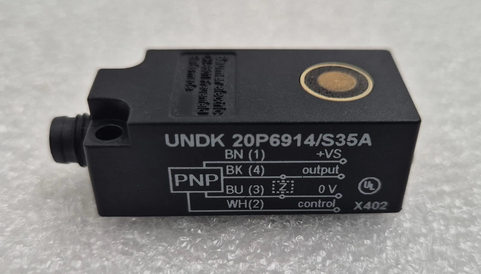 BAUMER ELECTRIC UNDK 20P6914/S35A ULTRASONIC DISTANCE PROXIMITY SENSOR