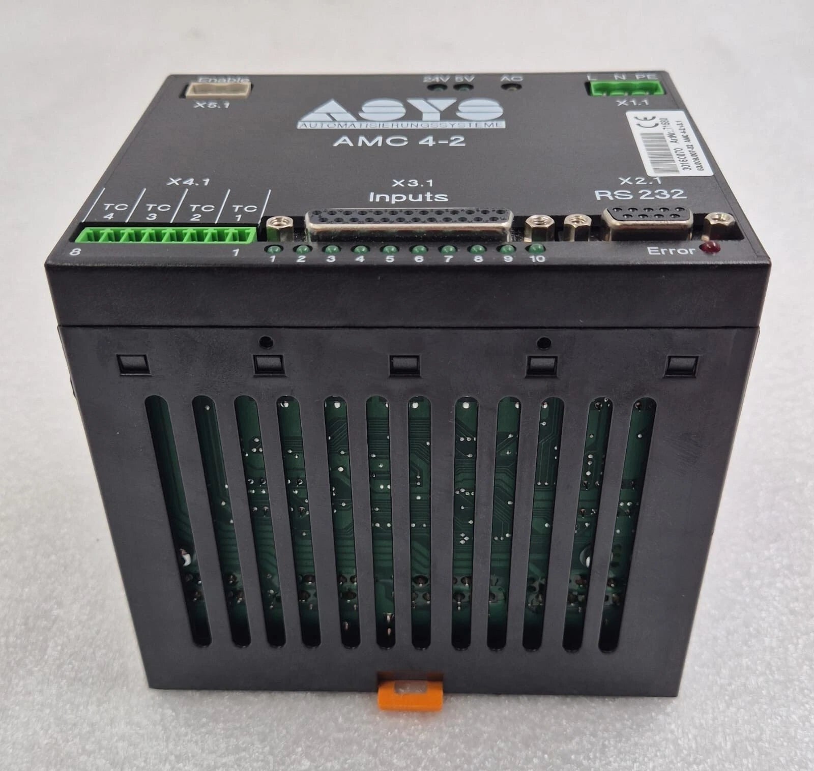 ASYS AMC 4-2 71580 v3.1 230V/115V RS 232 Controller 60.009.007-02