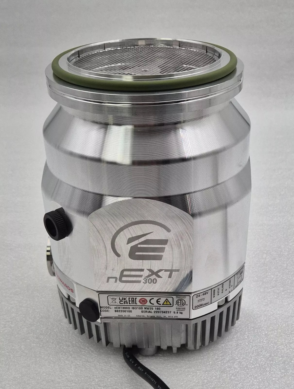 EDWARDS nEXT300 nEXT300D ISO100 160 Turbo Pump TURBOMOLECULAR 24-48V 200W