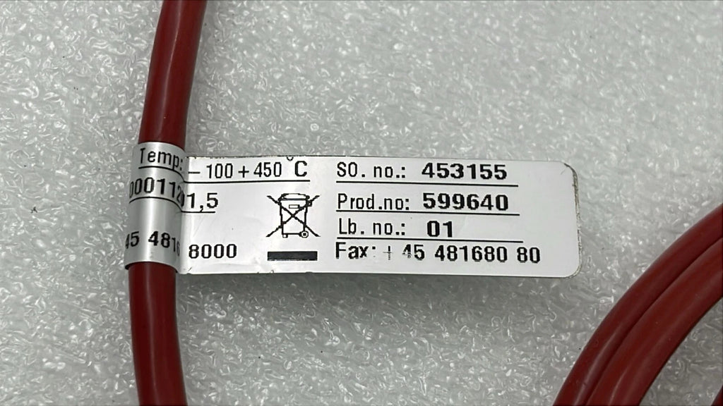 Ametek 1xpt100 temperature sensor shaft 599640 453155