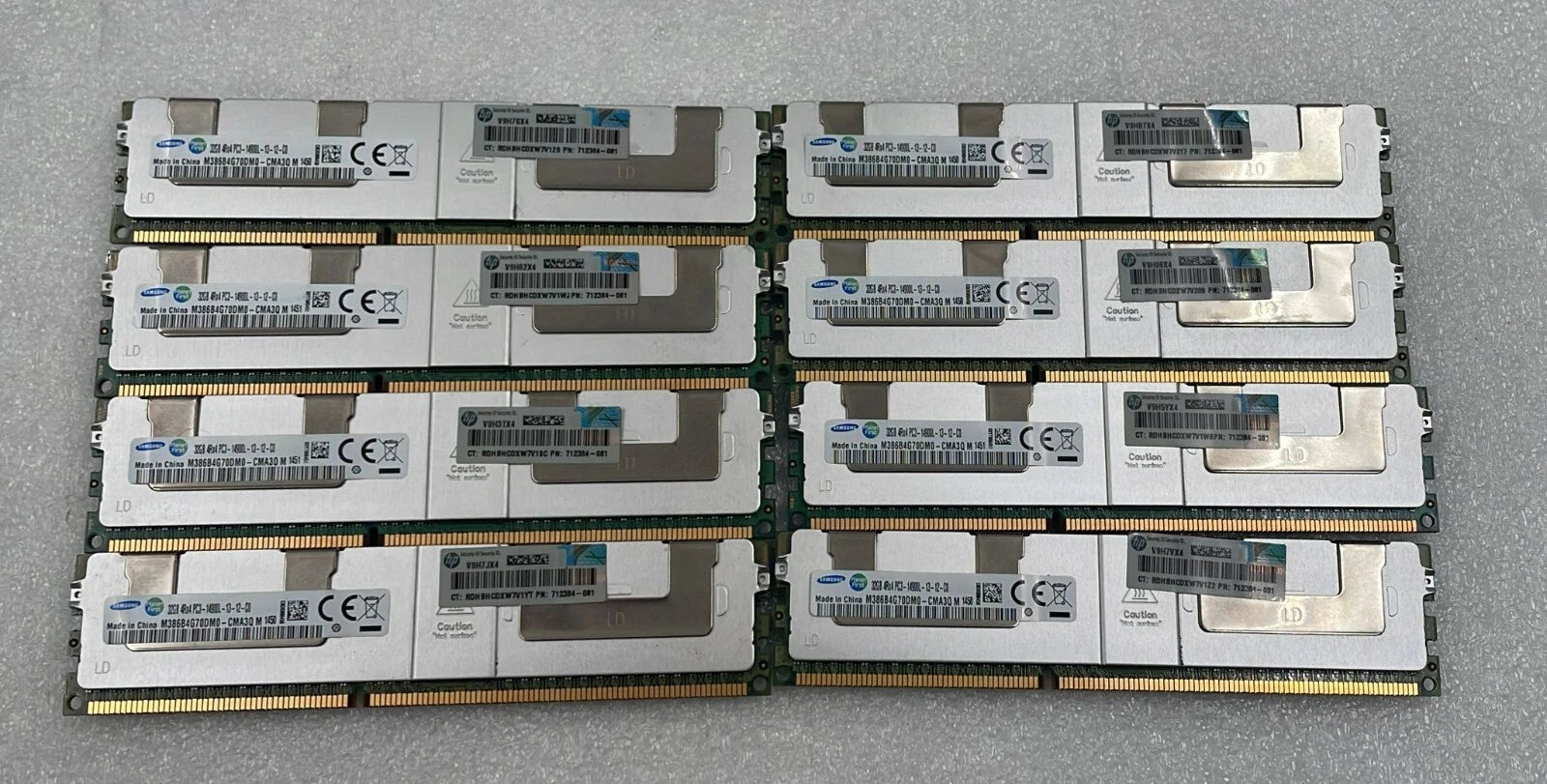 [LOT 8] SAMSUNG 32GB 4Rx4 PC3-14900L M386B4G70DM0-CMA3Q DDR3 Server Memory RAM