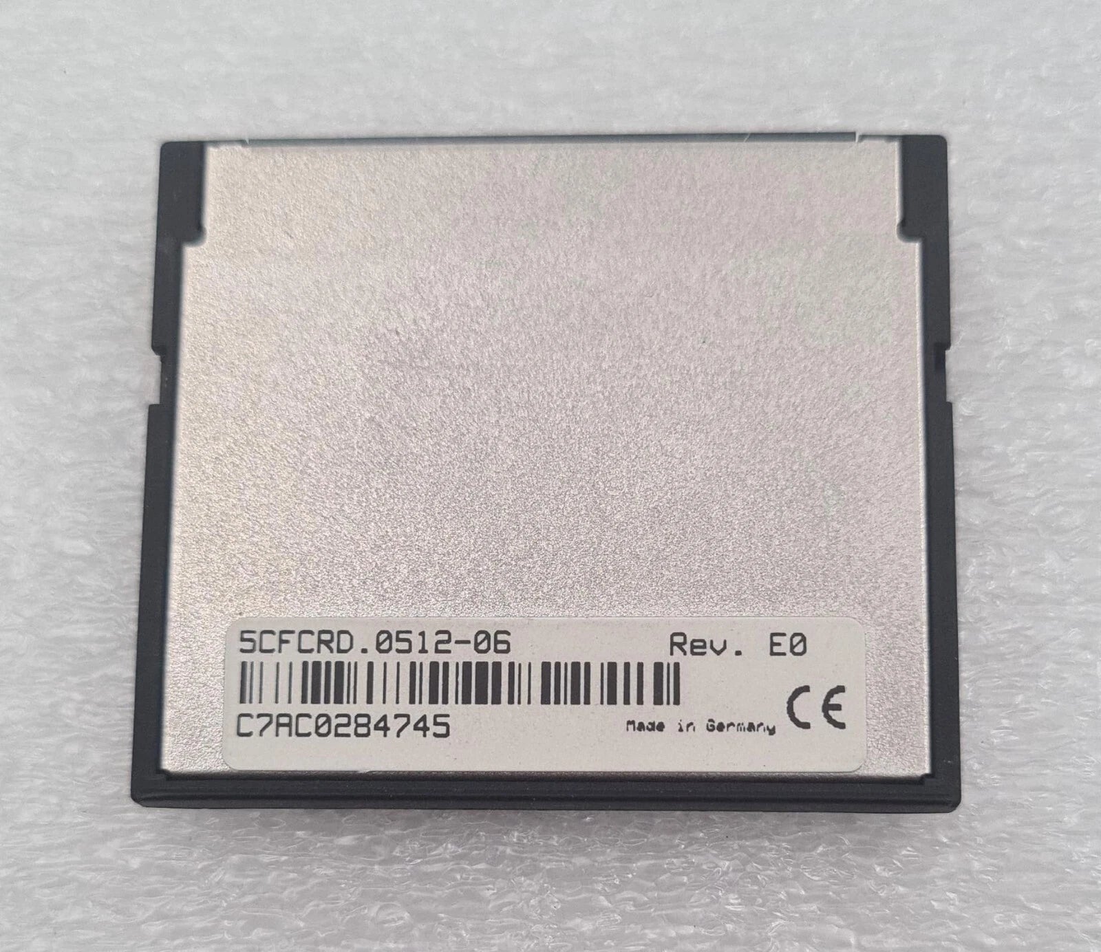 B&R 5CFCRD.0512-06 Rev. E0 Industrial Compact Flash Card 512MB SSD-C512M-02-0201