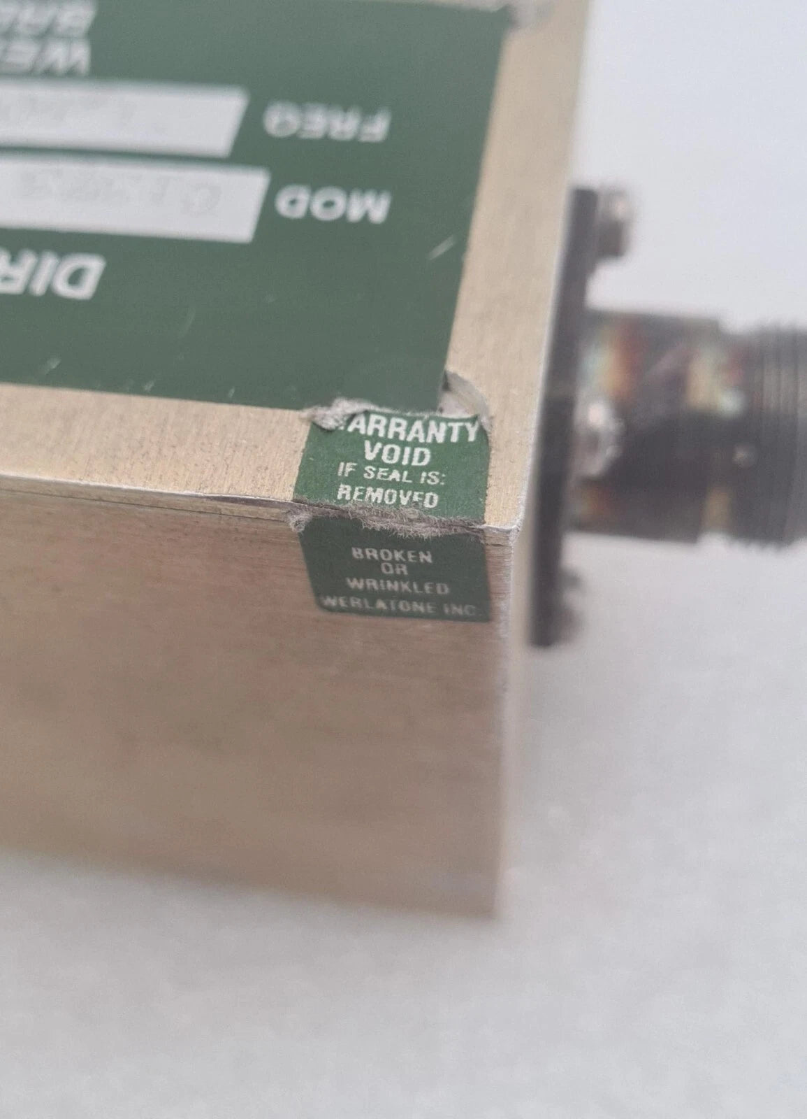 WERLATONE HIGH POWER DIRECTIONAL COUPLER C1373 750W FREQ 1.50-80 30db