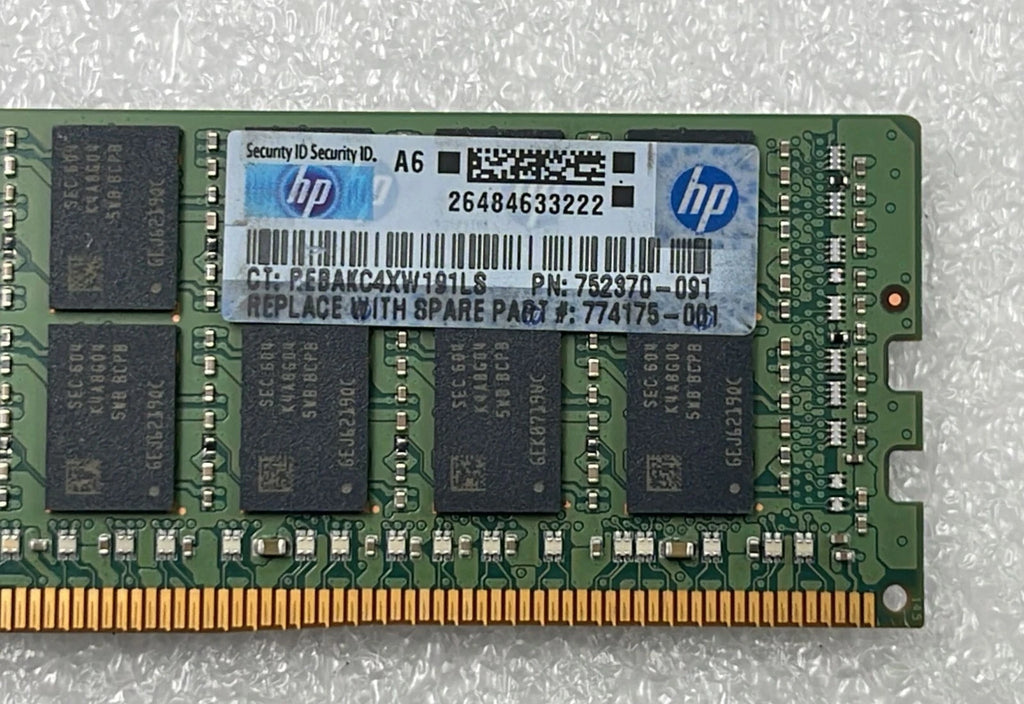 [LOT 4] Samsung 32GB 2Rx4 PC4-2133P M393A4K40BB0-CPB0Q DDR4 HP 752370-091 RAM