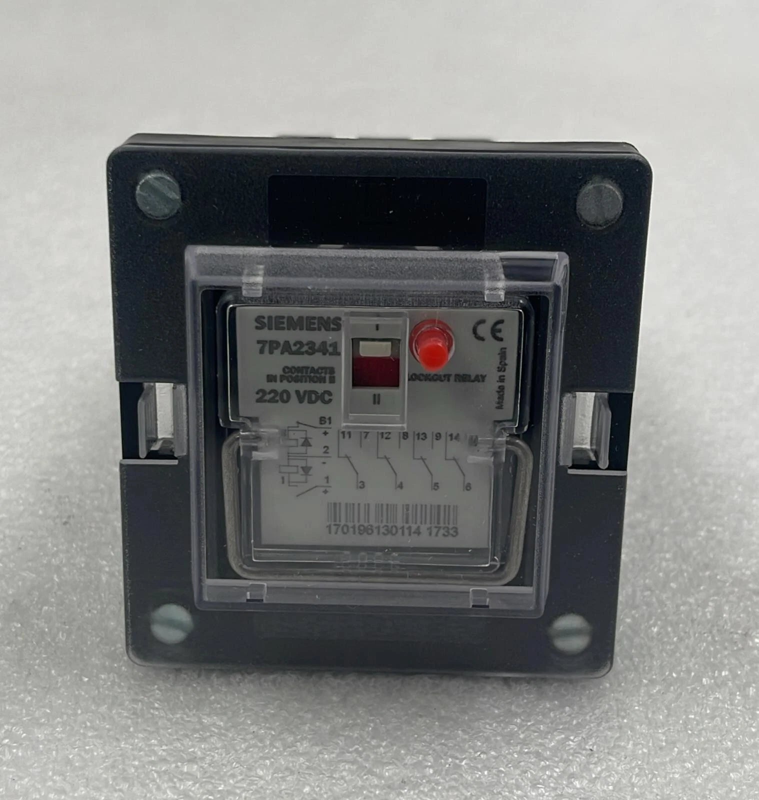 Siemens 7PA2341 LOCKOUT FAST RELAY 4NC/NO