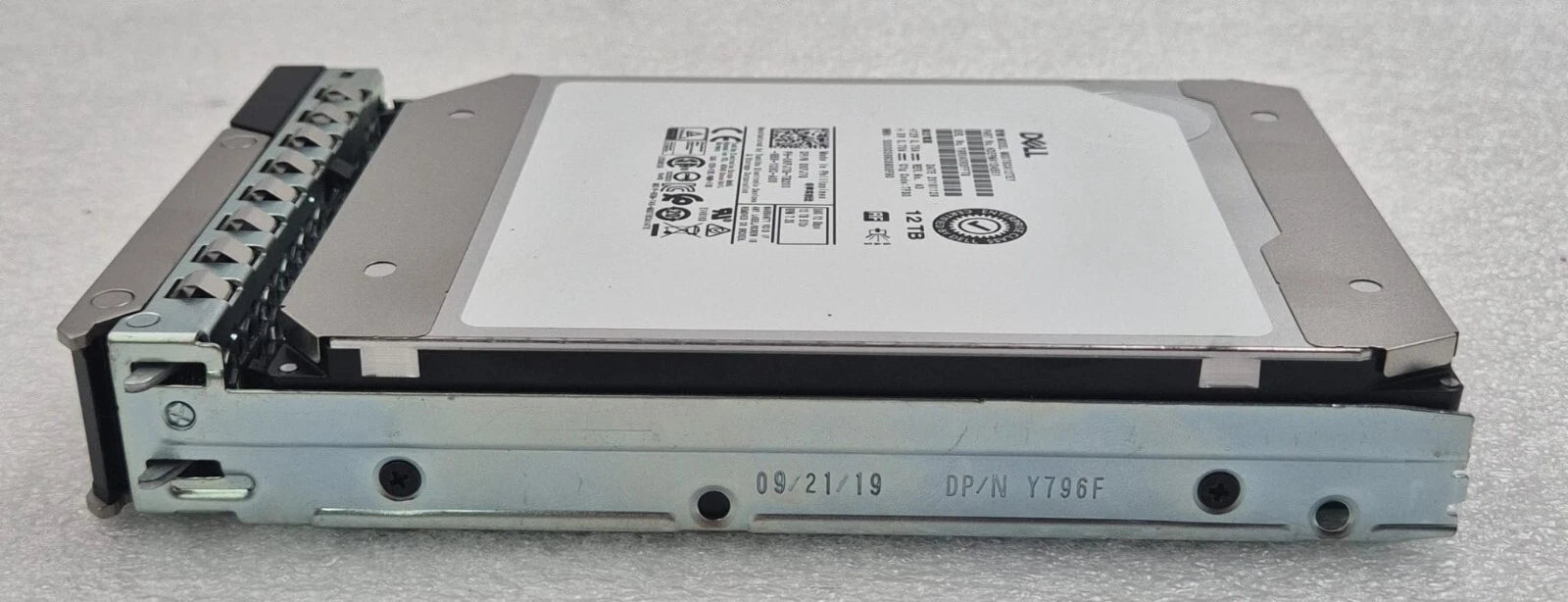 Dell 12TB SAS 12Gbps 3.5" 512e 7.2K HDD 0KFJ7G MG07SCA12TEY HDEPM41DAB51 W Caddy