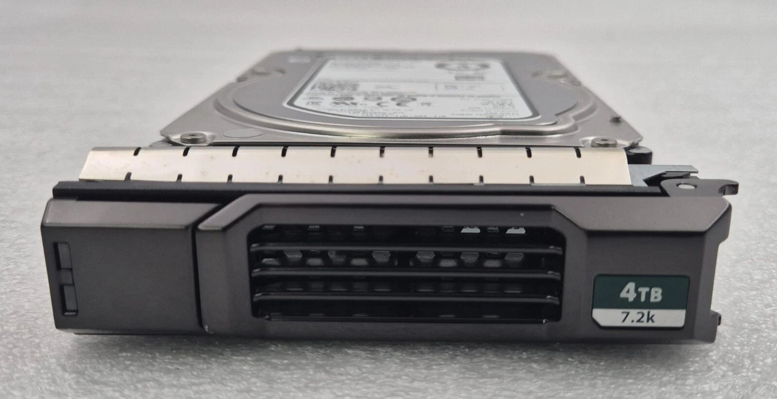 Dell 4TB HDD front view installed in Compellent caddy