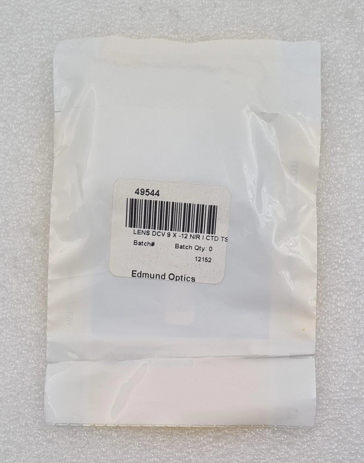[LOT 16 PCS] NEW - Edmund Optics 49544 LENS DCV 9 X -12 NIR I CTD TS