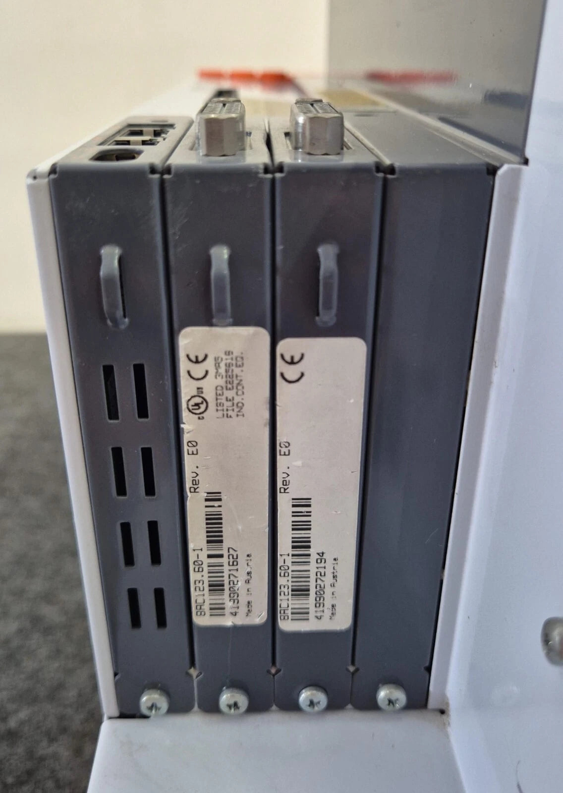 B&R Automation ACOPOS 1640 8V1640.00-2 Rev. VF Servo Drive W/ AC114 & 2* AC123