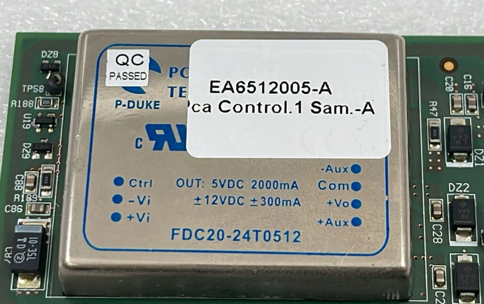Lumenis Lume One EA6512005-A PCA Controller 1 Sam-A Board PC6512012
