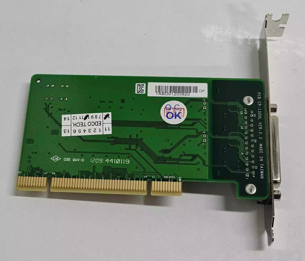 NEW - MOXA CP-132UL / DB9M2 Port Universal Low Profile PCI Board