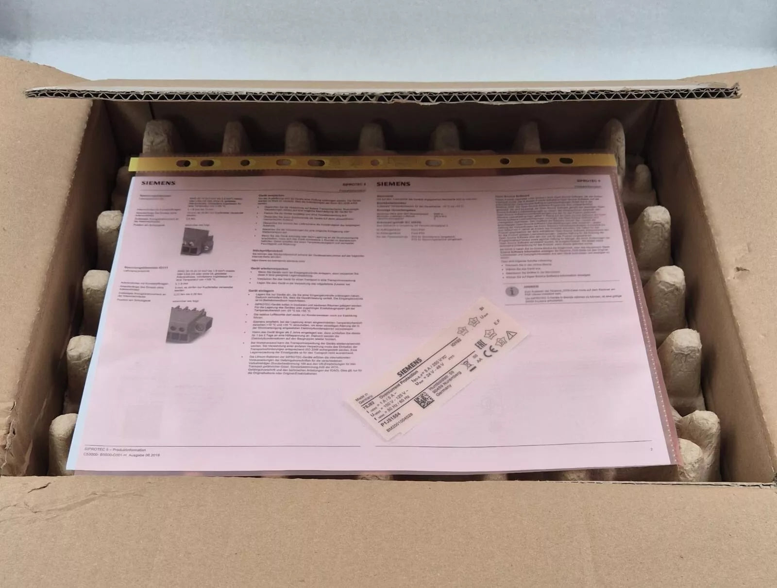 *NEW* SIEMENS SIPROTEC 7SJ82 P1J51554 Overcurrent Protection