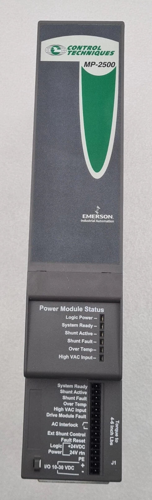 CONTROL TECHNIQUES MODULAR DRIVE SYSTEM MP-2500-00-000 Power Supply 3-Phase
